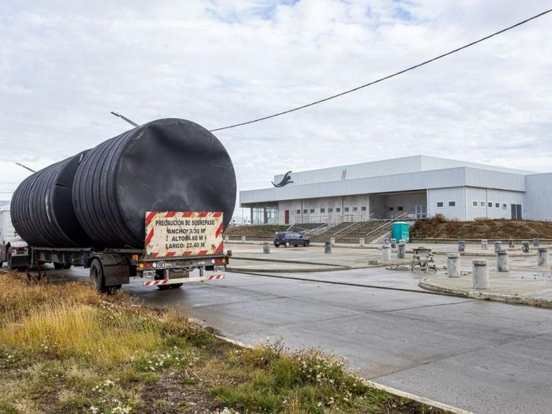 Lleg a Ro Grande equipamiento para la sala de mquinas del nuevo natatorio olmpico 
