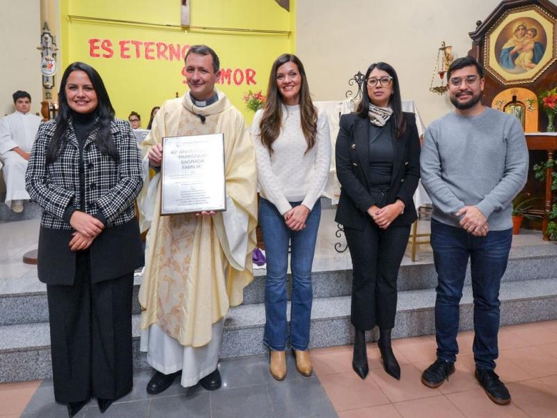 Concejales participaron del 40 Aniversario de la Parroquia Sagrada Familia