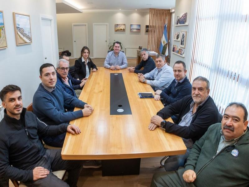 Martin Prez se reuni con representantes de la Cmara de Comercio de Ro Grande 