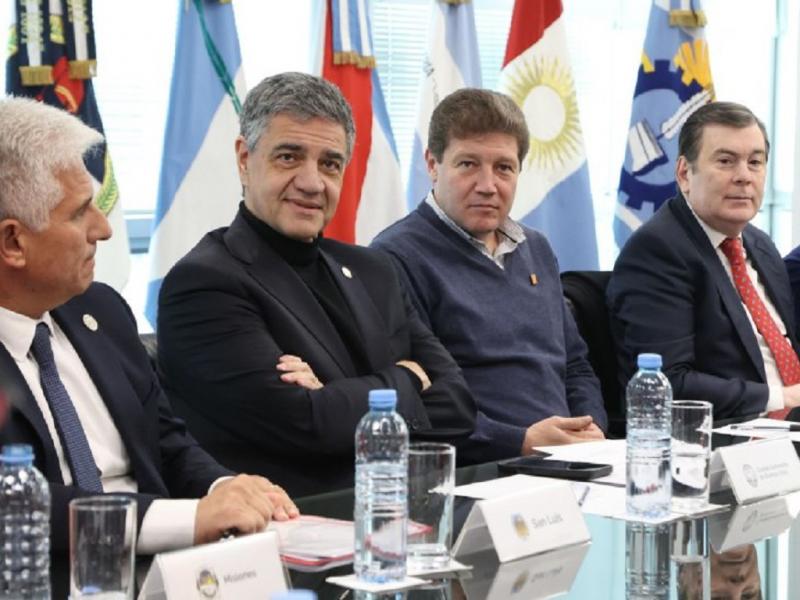 Gustavo Melella particip de un encuentro con otros Mandatarios provinciales 