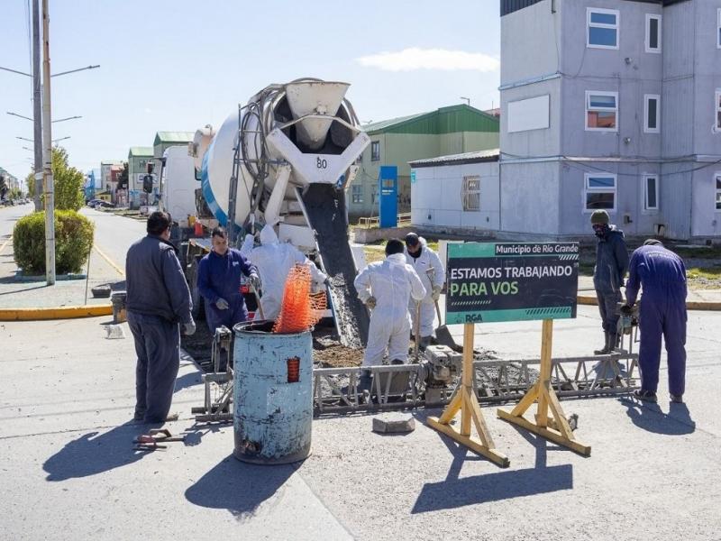 Obras en barrios y arterias claves de R�o Grande 