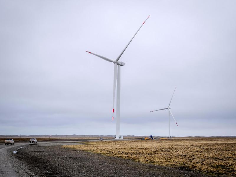 TotalEnergies en Argentina puso en producci�n el parque e�lico m�s austral del mundo