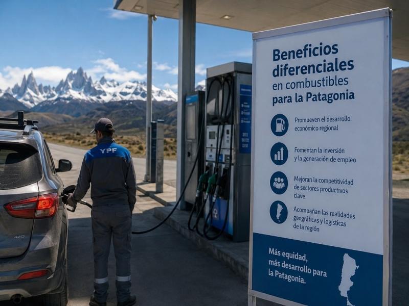 Impulsan restablecer beneficios diferenciales en combustibles para la Patagonia