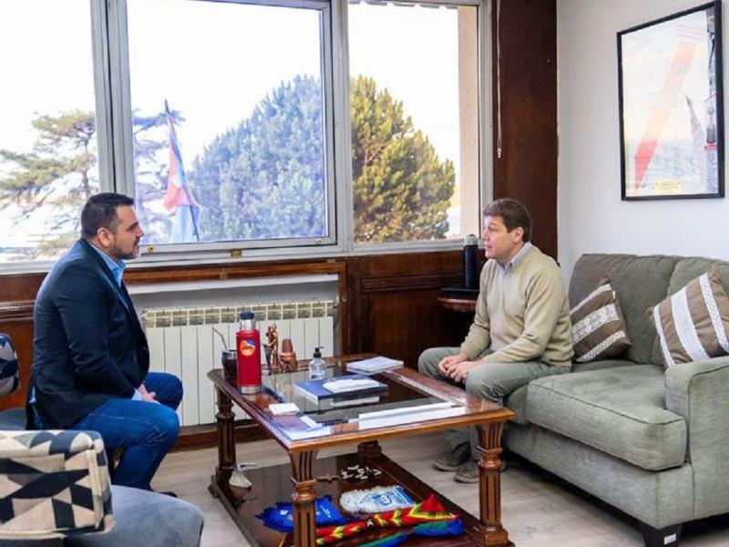 Ante la dif�cil situaci�n econ�mica y social provincial, Melella y Vuoto volvieron a reunirse 