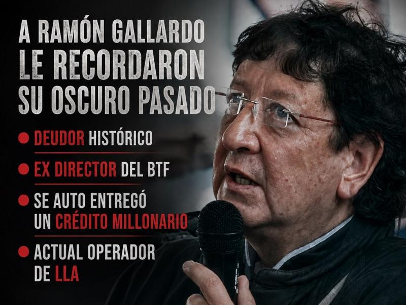 A Ramon Gallardo le recordaron su oscuro pasado