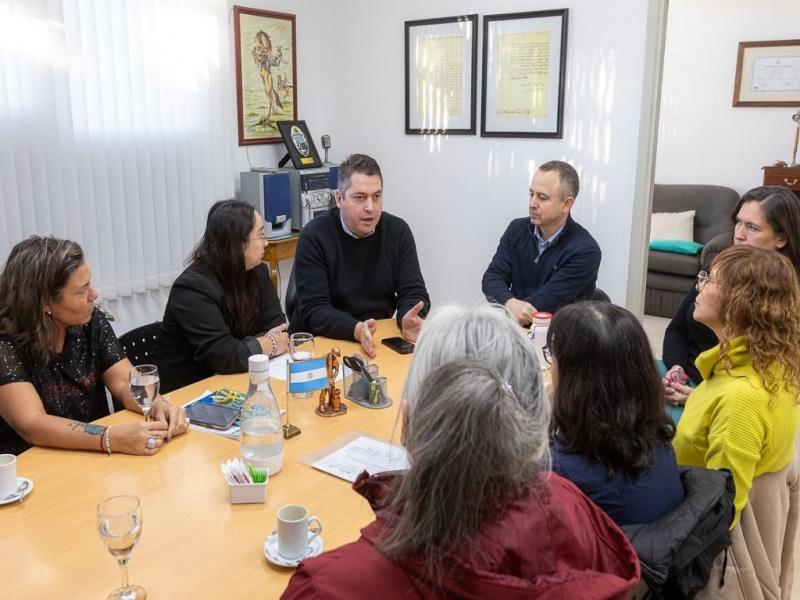 Martin Pérez mantuvo una reunión de trabajo con la Asociación Civil de Jubilados Municipales