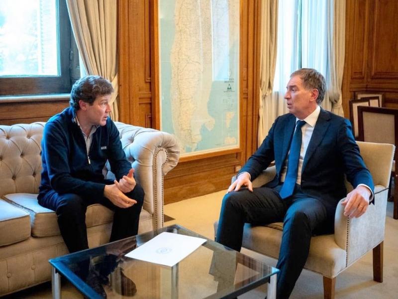 Melella mantuvo una nueva reuni�n de trabajo con el Ministro Santilli con agenda propia 