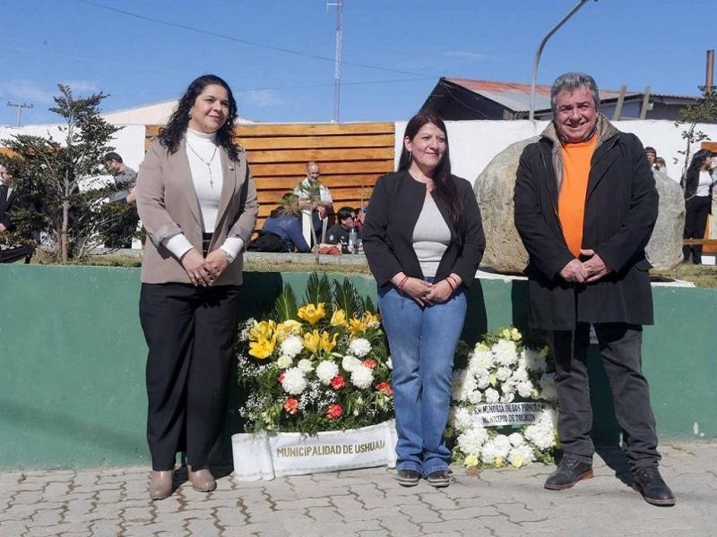 La Municipalidad de Ushuaia acompa�� el acto central por el 54� aniversario de Tolhuin 