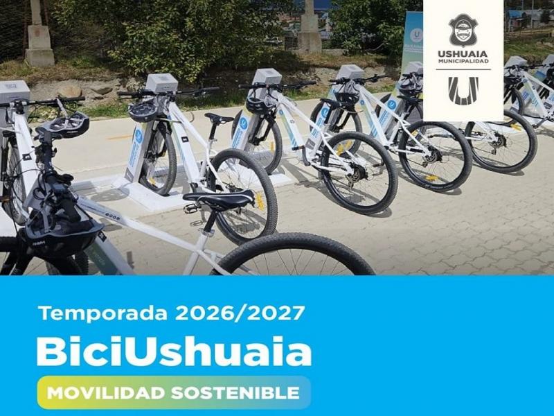 BiciUshuaia inaugura su temporada 2026 con seis estaciones activas y nuevas zonas de recorrido 