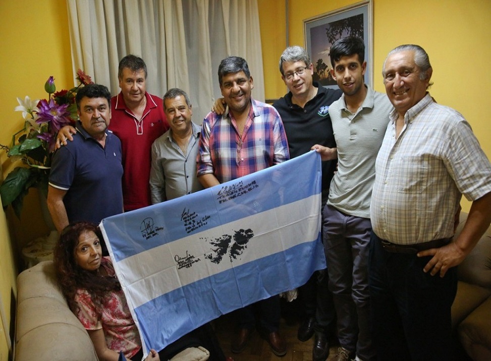 El Vicegobernador Juan Carlos Arcando comparti el programa de radio con los combatientes de Malvinas, Jorge Reyes, Roberto Nez y Tony Encinas.