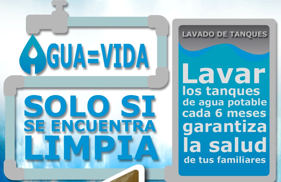 El agua potable debe estar libre de bacterias patgenas por ello para evitar enfermedades que sean transmitidas por el agua, es importante realizar una correcta limpieza del tanque. 