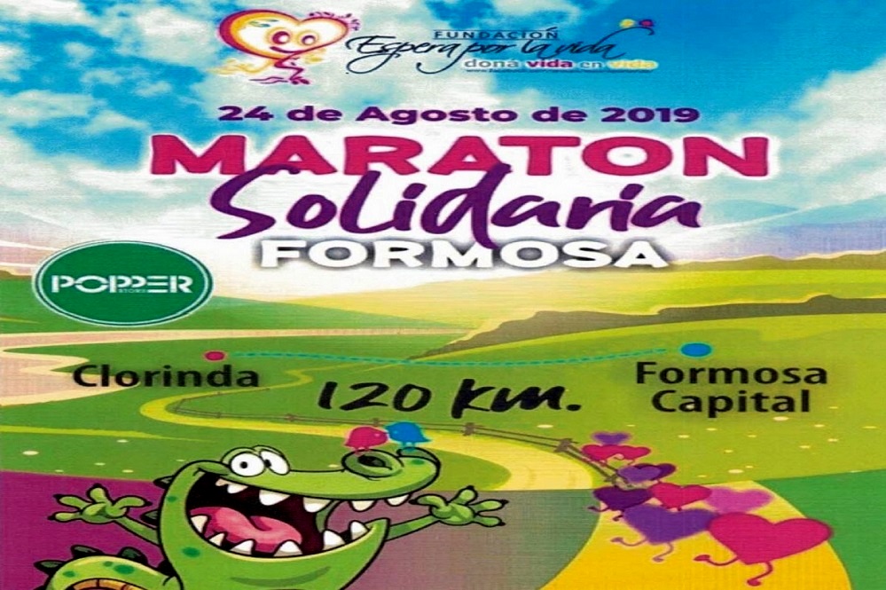 La edicin 2019, se concretar el prximo fin de semana, se ha denominado Maratn Solidaria Formosa,  unir las ciudades de Clorinda y Formosa, y se correr el sbado 24 del corriente.