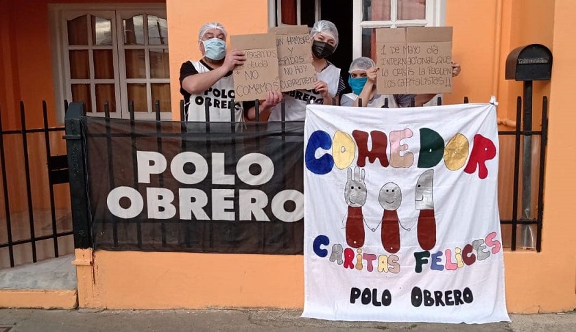 Recientemente se han conseguido los permisos y elementos de higiene y seguridad idneos para seguir brindando esta labor comunitaria an en tiempos de pandemia, en dnde se reparten alrededor de 100 viandas por fin de semana.  