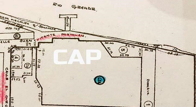 Tomo trascendencia la promocin realizada por Inmobiliaria Fueguina ofreciendo para la venta terrenos donde estaba el frigorfico CAP en la margen sur frente al ro Grande, tal lo que deca en la publicacin de la cuenta de Facebook.