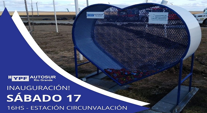 La idea es que en cada barrio haya un Corazn para que los vecinos puedan depositar las tapitas, destac Mnica Becerra, Referente de la Fundacin Garrahan en Ro Grande.