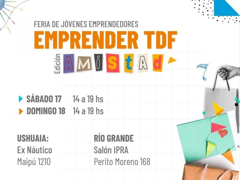 Emprender TDF es una jornada apuntada a promover y visibilizar los emprendimientos de las y los jvenes de toda nuestra provincia, coment Federico Velzquez, Subsecretario de Juventud.