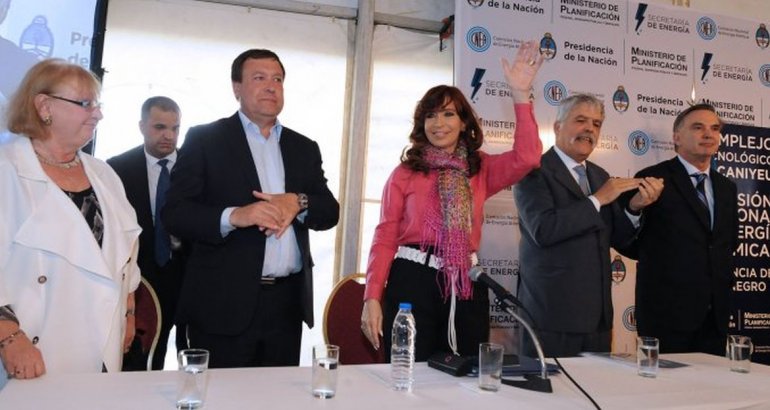 La mandataria encabez un acto en el Complejo Tecnolgico Pilcaniyeu, en la provincia de Ro Negro.