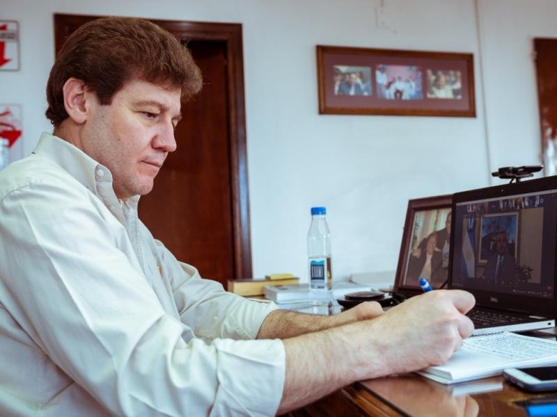 Agradecemos a Alberto Fernndez y a su equipo por tener siempre una mirada federal en las polticas pblicas, promoviendo un Estado presente en cada rincn del pas, destac Gustavo Melella. 