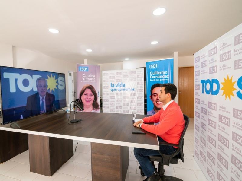Hay un proyecto poltico que busca desarrollarse y reducir la desigualdad econmica, y el otro que quiere impedir que se logren mayoras, sostuvo Guillermo Fernndez. 