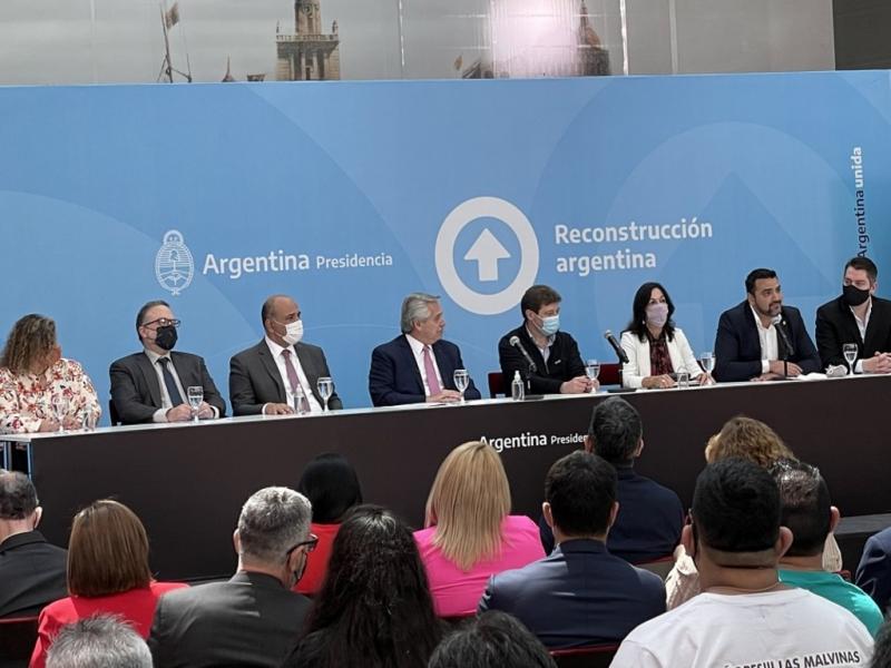 Hoy podemos decir que Tierra del Fuego va a seguir creciendo por esta decisin poltica de Alberto Fernndez, remarc Gustavo Melella.