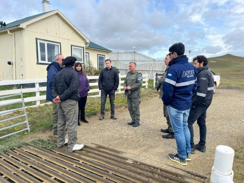 La Jueza Borruto tambin se traslad hasta el Centro de Frontera San Sebastin a fin de recorrer las instalaciones y tomar contacto con los funcionarios de los distintos organismos destacados en el lugar.