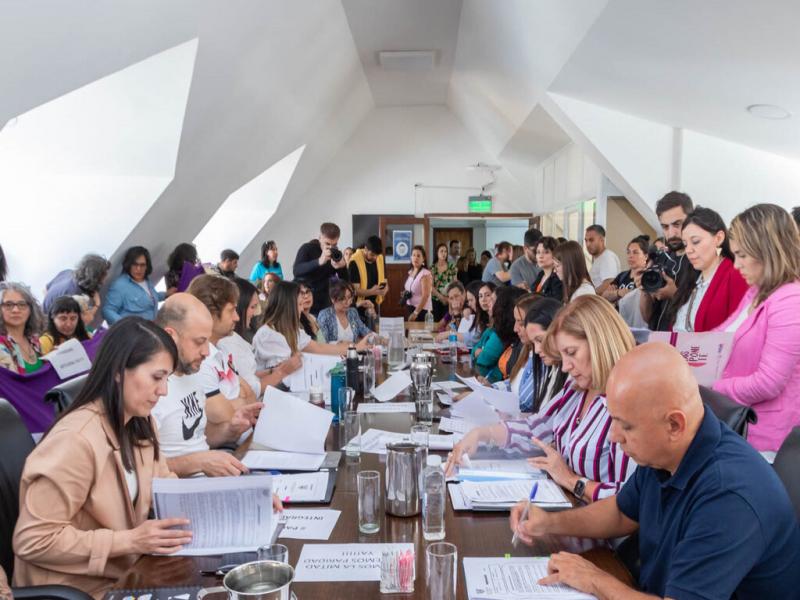 Tenemos que llegar un acuerdo y la redaccin de la norma debe tener el consenso de los seis bloques polticos que integran la Cmara, opin el Legislador Federico Greve.