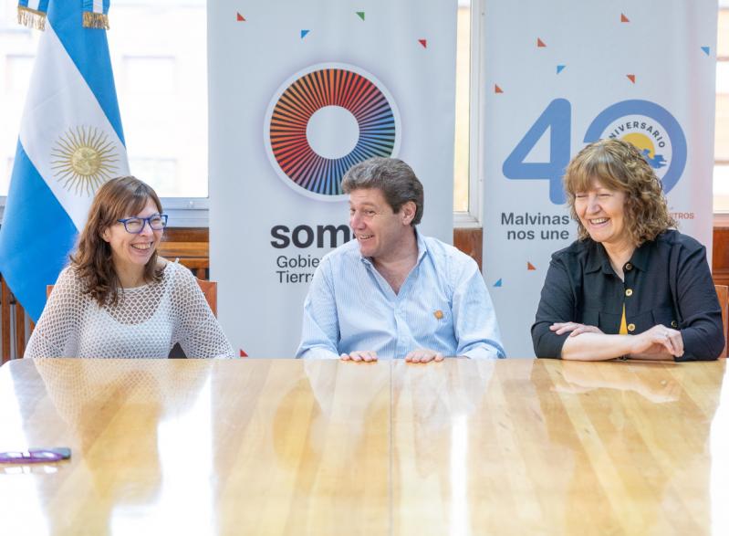 El Gobernador y la Presidenta del Banco Nacin consideraron necesario el trabajo articulado para generar ms oportunidades y desarrollo de las empresas locales, y vecinos y vecinas.