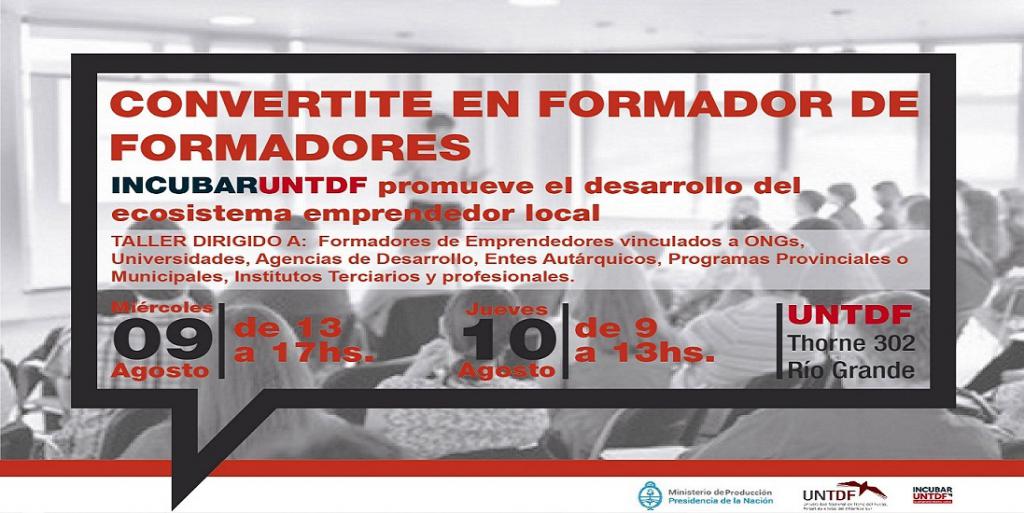 Este seminario se  desarrollar en dos encuentros el  9 de agosto de 13 a 17 horas y  el  10 de agosto de 9 a 13 en la UNTDF,  ubicada en Thorne 302 de Rio Grande.  