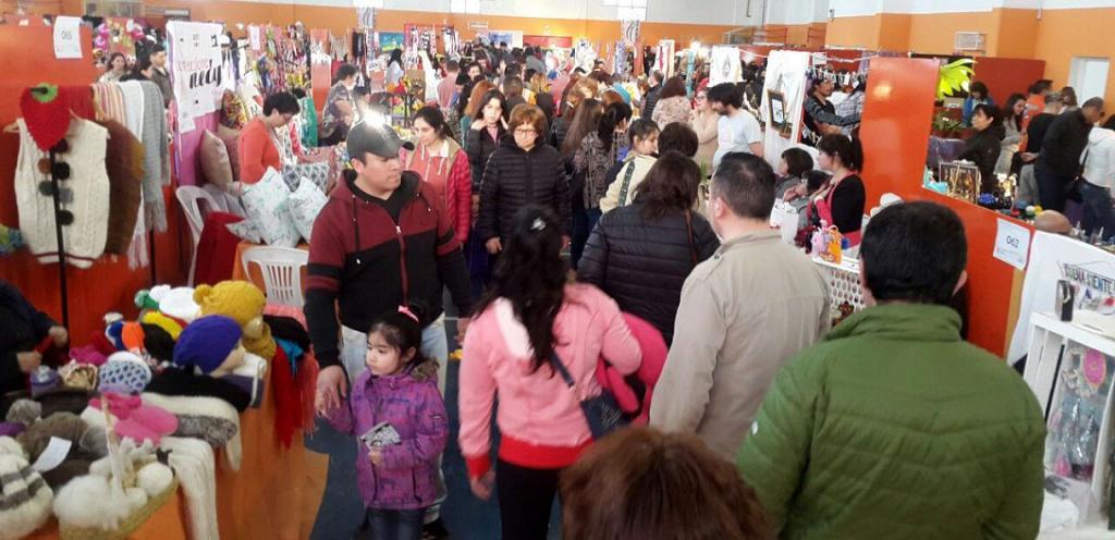 Miles de vecinos recorrieron en el Polideportivo municipal, en una nueva edicin de 