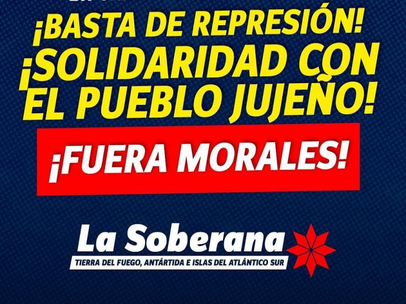La verdad oculta de la reforma constitucional de Morales, es la disputa de los recursos naturales (el litio) y el manejo discrecional de los mismos, seal Soledad Rottaris, referenta de la Agrupacin La Soberana en Soberanxs Tierra del Fuego.