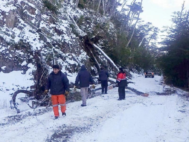 Las condiciones climticas reinantes durarn hasta el da mircoles segn los datos brindados por el Servicio Meteorolgico Nacional, informaron desde la Direccin Provincial de Vialidad de Tierra del Fuego.