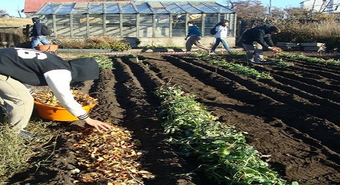 Estudiantes de la Escuela Agrotcnica Salesiana 