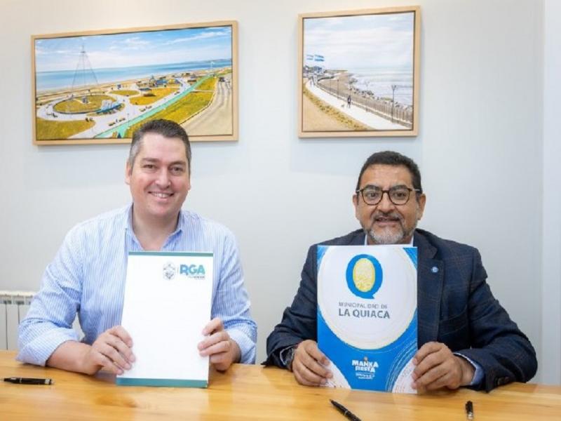 �Rubricamos un convenio de hermanamiento entre La Quiaca y R�o Grande, con la firme intenci�n de unir los puntos extremos del pa�s y generar mejores realidades para nuestros pueblos�, dijo el Intendente de La Quiaca, Dante Vel�zquez.