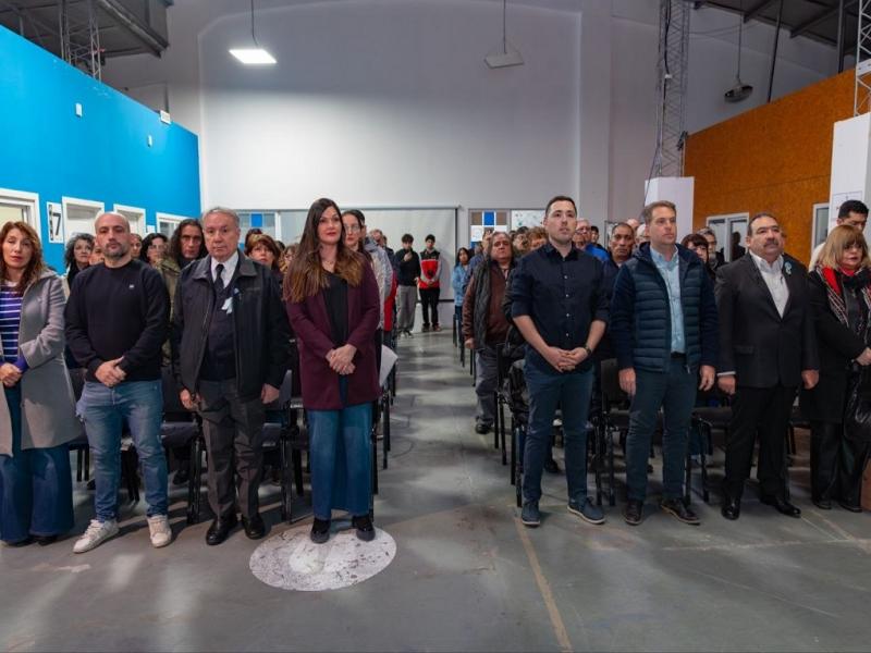 La actividad se llevó adelante en el Espacio Tecnológico de Río Grande y fue impulsada por la Agrupación TF-1 de ex trabajadores de YPF.