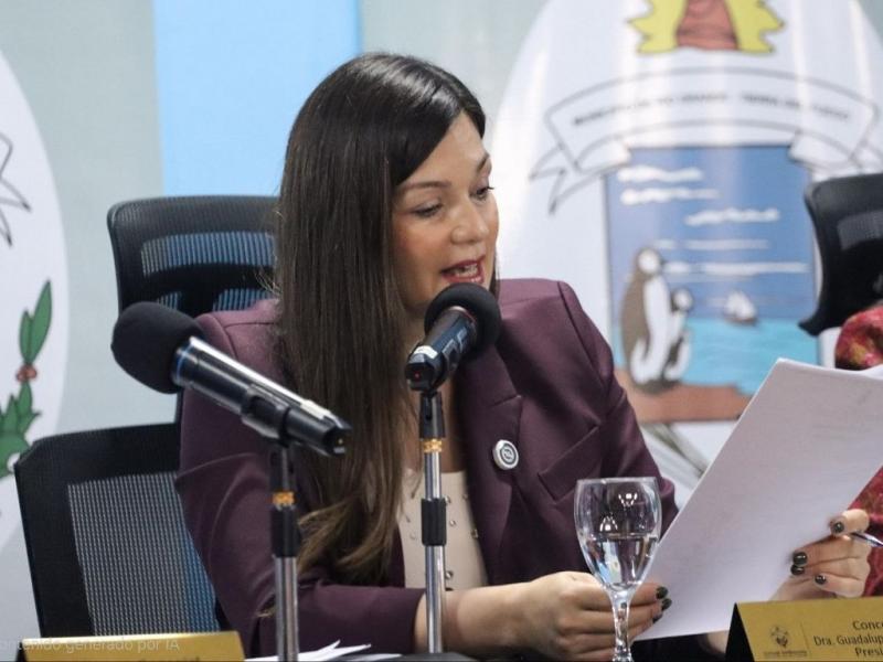 “Mientras la Argentina reclama pacíficamente nuestros derechos soberanos, empresas extranjeras avanzan sobre los recursos naturales de un territorio cuya soberanía permanece en disputa; no podemos naturalizarlo”, sostuvo Guadalupe Zamora.