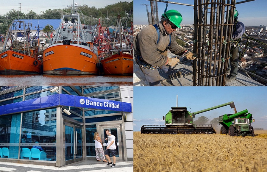La cada ms fuerte correspondi a comercio mayorista y minorista con el 11,2%; industria manufacturera, 5,3%; construccin, 4,7%; hoteles y restaurantes, 3,4%; transporte y comunicaciones, 3,3%; explotacin de minas y canteras, 2,7%. 