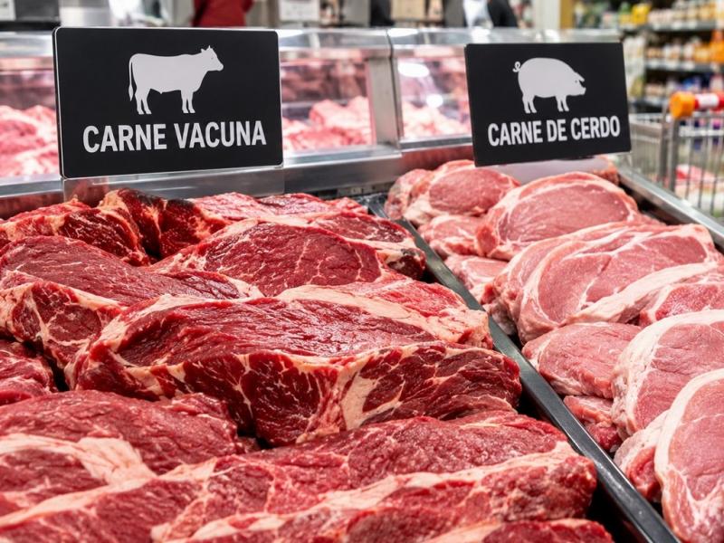 El incremento interanual de la carne fue del 55,1%, frente al 32,6% del índice general. Durante el mes pasado, el precio de la carne vacuna aumentó 6,9% contra el mes anterior, según el IPC que publica el INDEC.